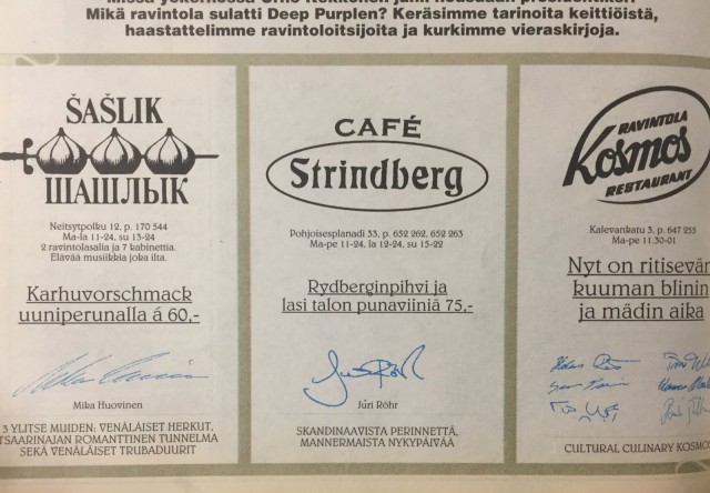 Nimmarilla sinetöidyt kampanjamainokset.