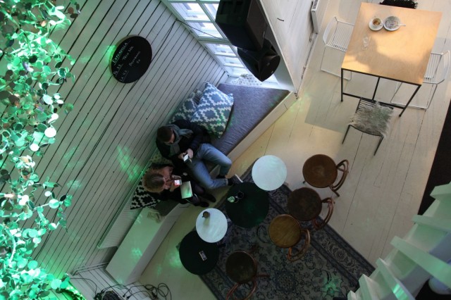 Tiirikkalan tunnelma hurmaa täysin. Valoisa tila on Turun kaunein.