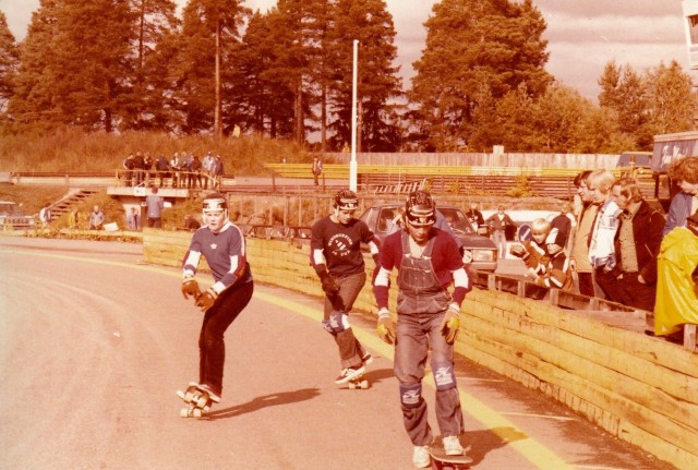 Suomalaista skeitti-swägiä.