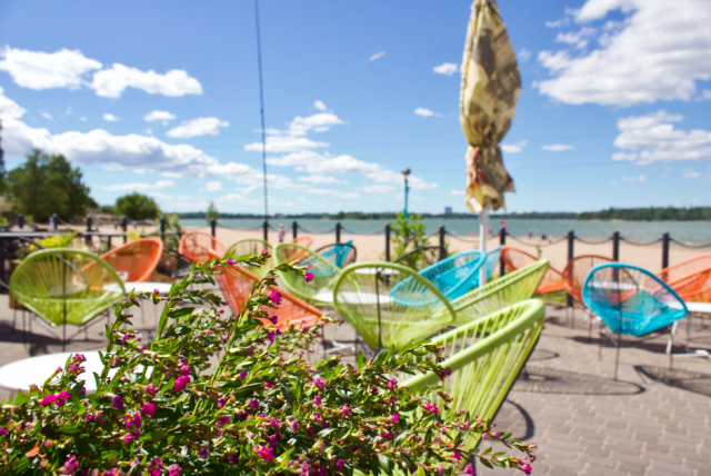 Badenbaden on legendaarisella Hietsun biitsillä.