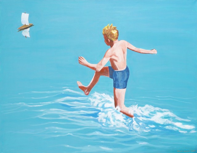 Risto Suomi: Summertime. Nähtävillä Mäntän Kuvataideviikoilla.