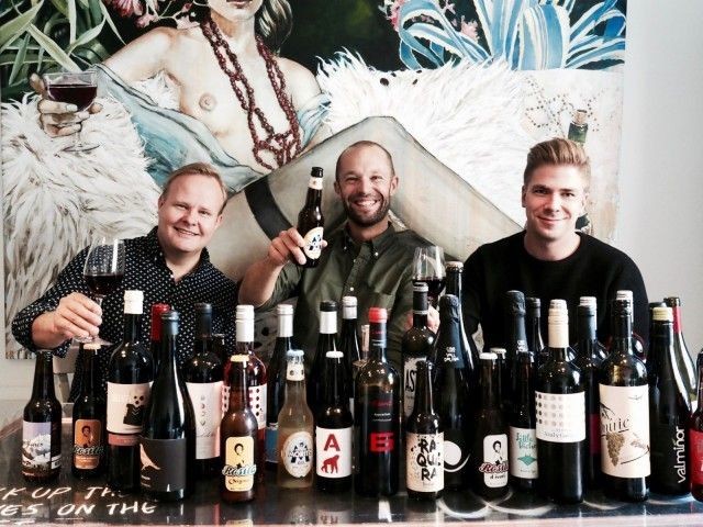 Toni Immanen, Anders Westerholm ja Matti Sarkkinen.