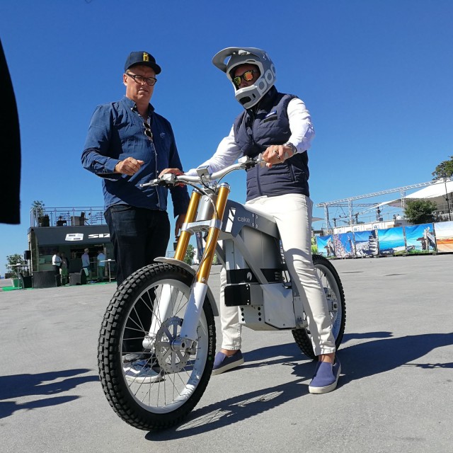 Cake sähkömoottoripyörä on kevyt. Siitä on tulossa katukäyttöön tarkoitettu versio.