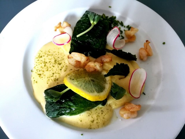 Annoksissa hyödynnetään sesongin parhaita raaka-aineita.