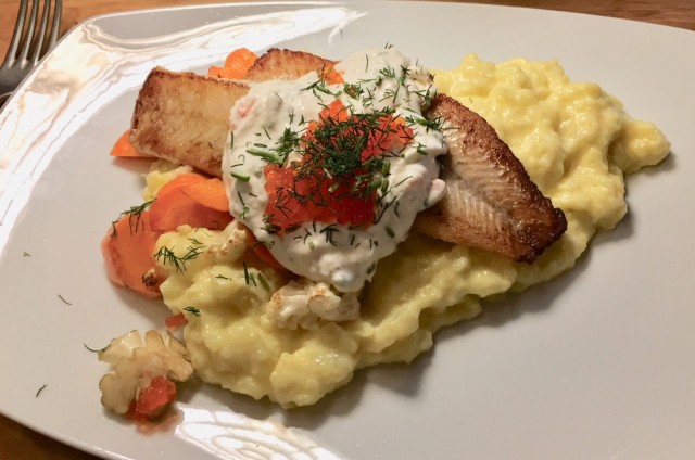 Päivän kalana oli kuha.