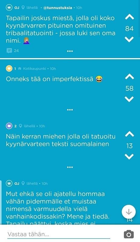 Tunnustamalla mieli kevenee.