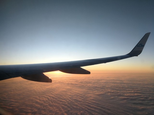 Saksaan menee hyvin lentoja, monesti melko aikaisin ennen heräämistä.