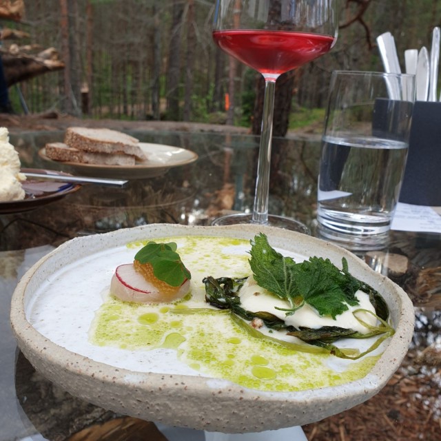 Haukiannos oli kuin pieni taideteos.