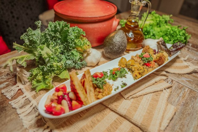 Frantoion mezelajitelmassa on monenlaista maisteltavaa.