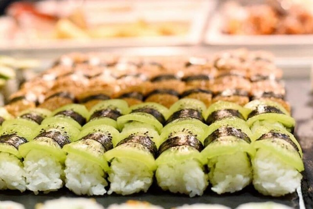 Itsudemossa tarjolla sushia myös kasvissyöjille.