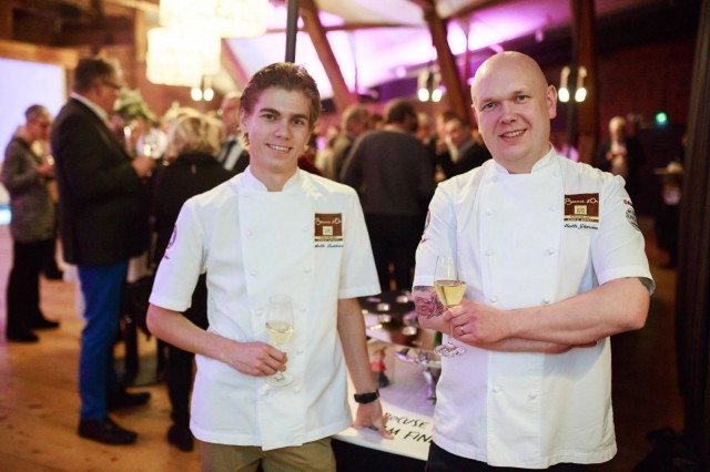 Bocuse d´Or Finland -kaksikko vuonna 2015: Matti Jämsén ja Antti Lukkari.