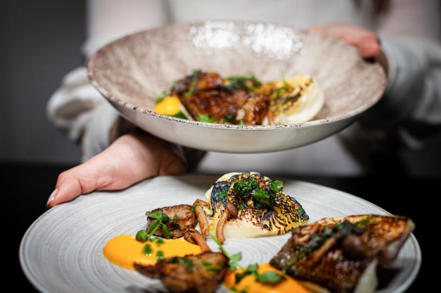 Hiiligrilli maistuu Frejan annoksissa.