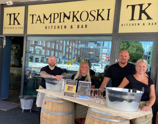 Tampinkosken palvelukulttuuriin ja tunnelmaan on haettu vaikutteita ympäri maailmaa.