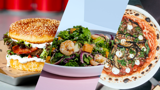 Ensimmäisen Tapiola Food Court by Huuvan ravintoloita ovat Bites Burgers, Story ja Pupu.