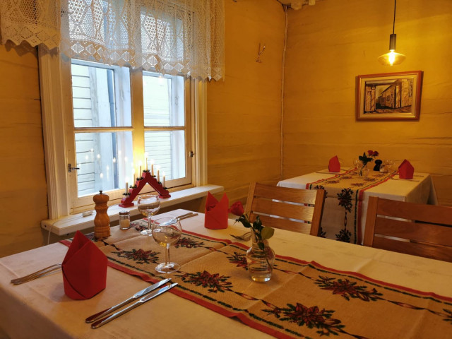 Wolkoffin rakennus huokuu historiaa.