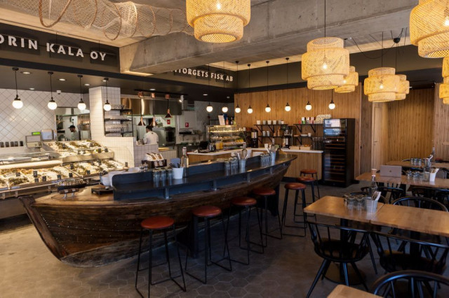 Tukkutorin Kalan sisustus ja tunnelma ovat vertaansa vailla.