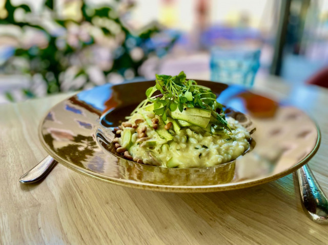 Rodolfon risotto vaihtuu sesongin mukaan.