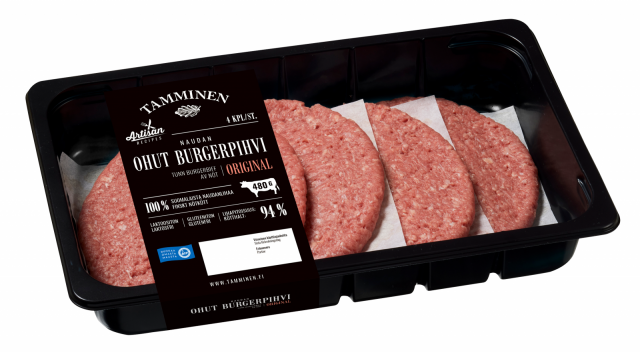 Kesägrillailu sujuu vaivatta valmiilla burgerpihveillä, joita saa pian neljän kappaleen pakkauksessa.