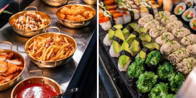 Tämän SYÖ!-ensikertalaisen buffetista löytyy SYÖtävää jokaiseen nälkään.