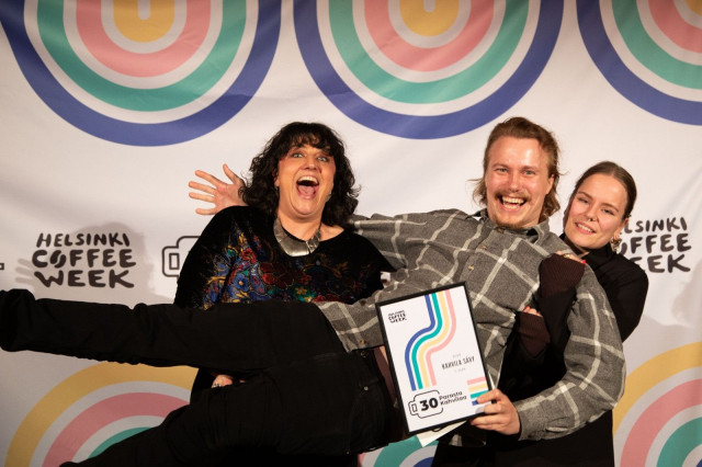 Kahvila Sävy otti ykköspaikan ja parhaan asiakaspalvelun erityismaininnan.