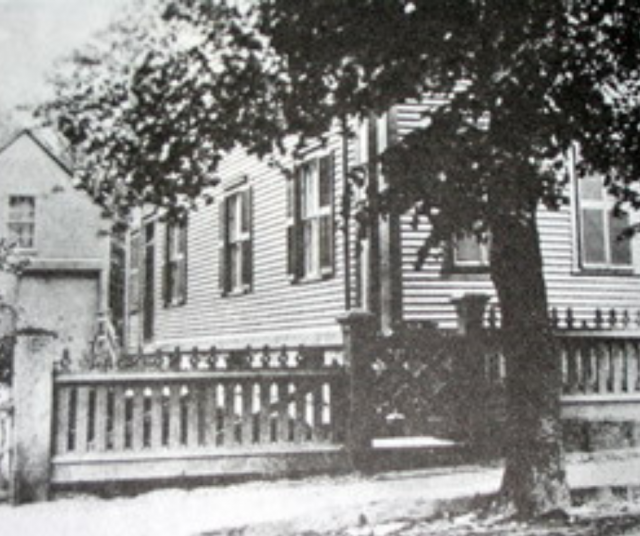 Lizzie Bordenin talo kuvattuna 1892.