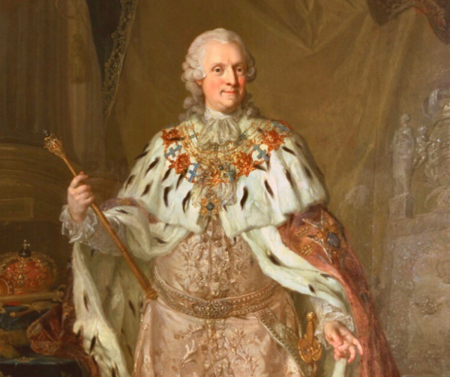 Lorens Paschin maalaus Adolf Fredrikistä.